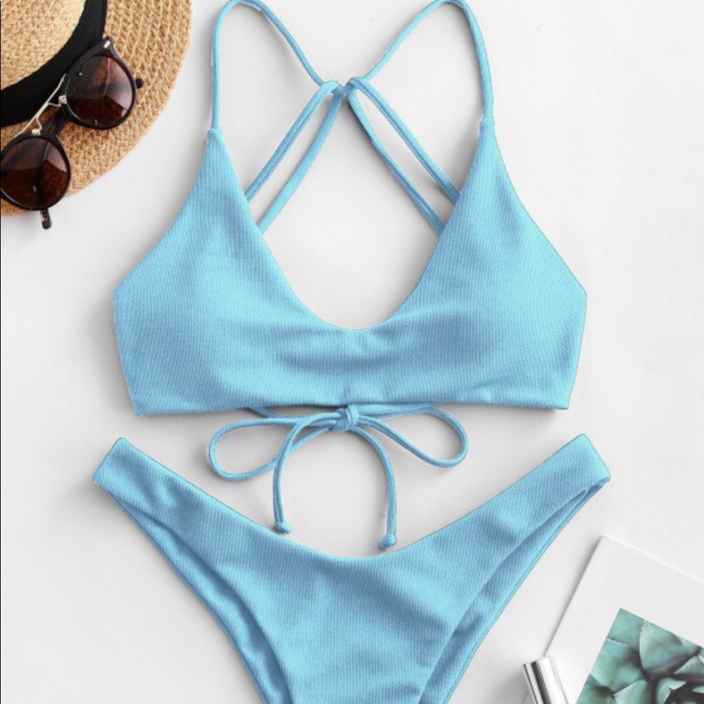 NWT Zaful High Leg Bikini